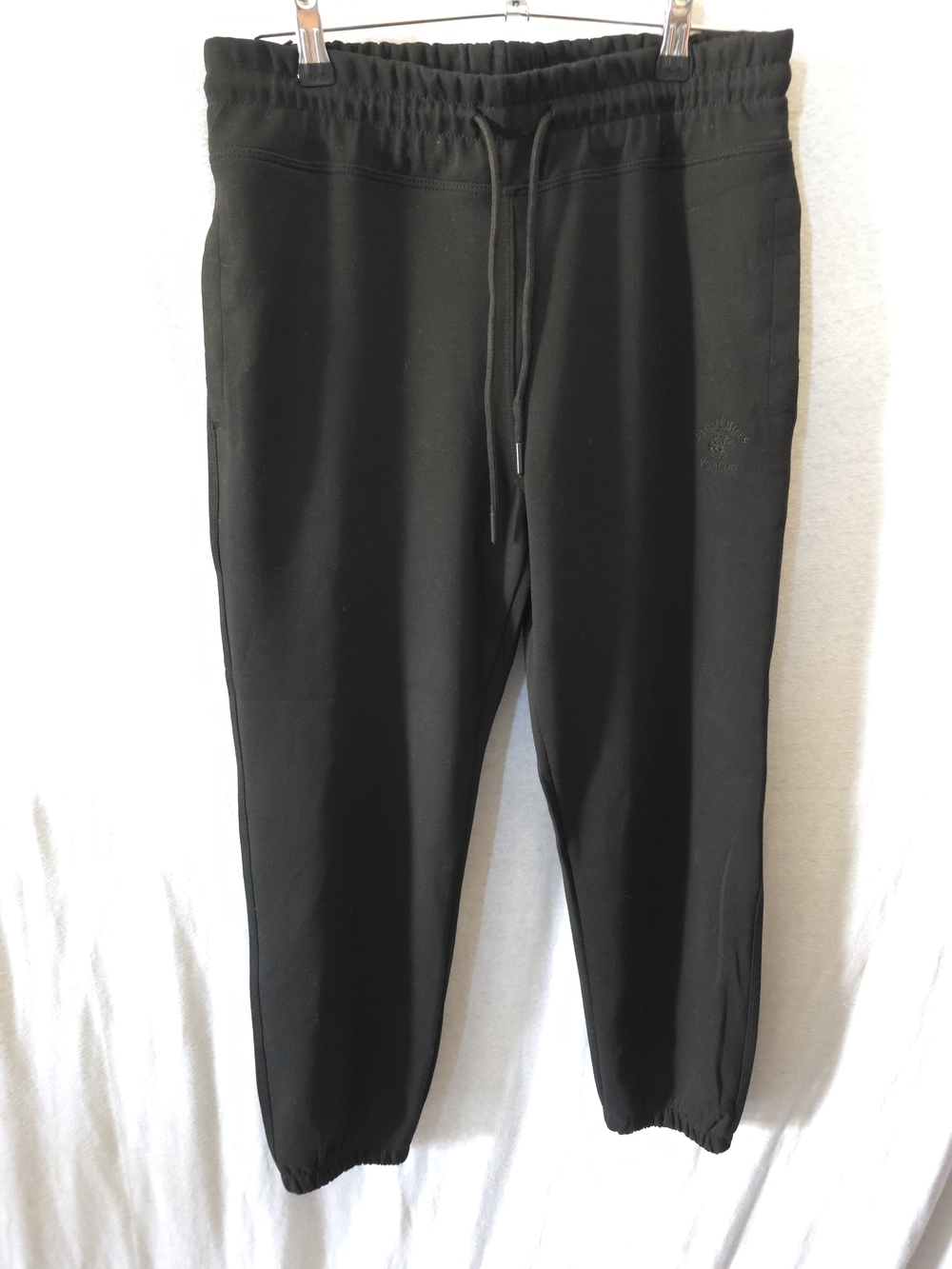 Beverly Hills Polo Club Men's Black Elastic Waist Joggers